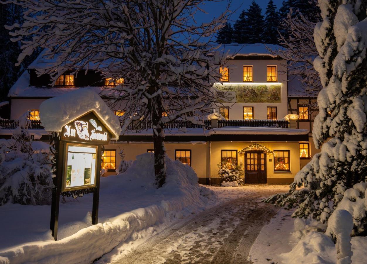 Waldgasthof & Hotel Am Sauwald Tannenberg Bagian luar foto