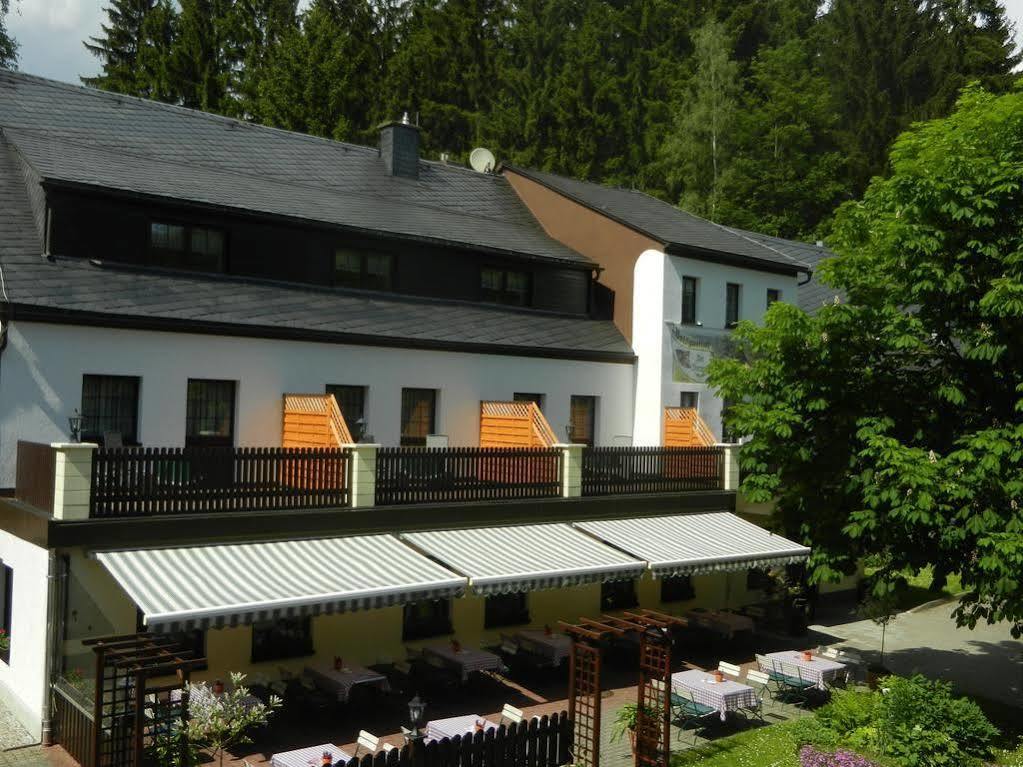 Waldgasthof & Hotel Am Sauwald Tannenberg Bagian luar foto